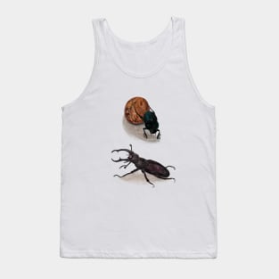 Stag beetle & Sacred scarab Tank Top